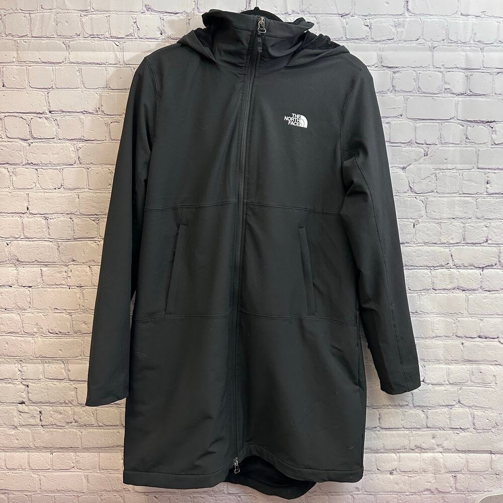 The North Face Women's Shelbe Raschel Parka Windwall Shell Black Size Large